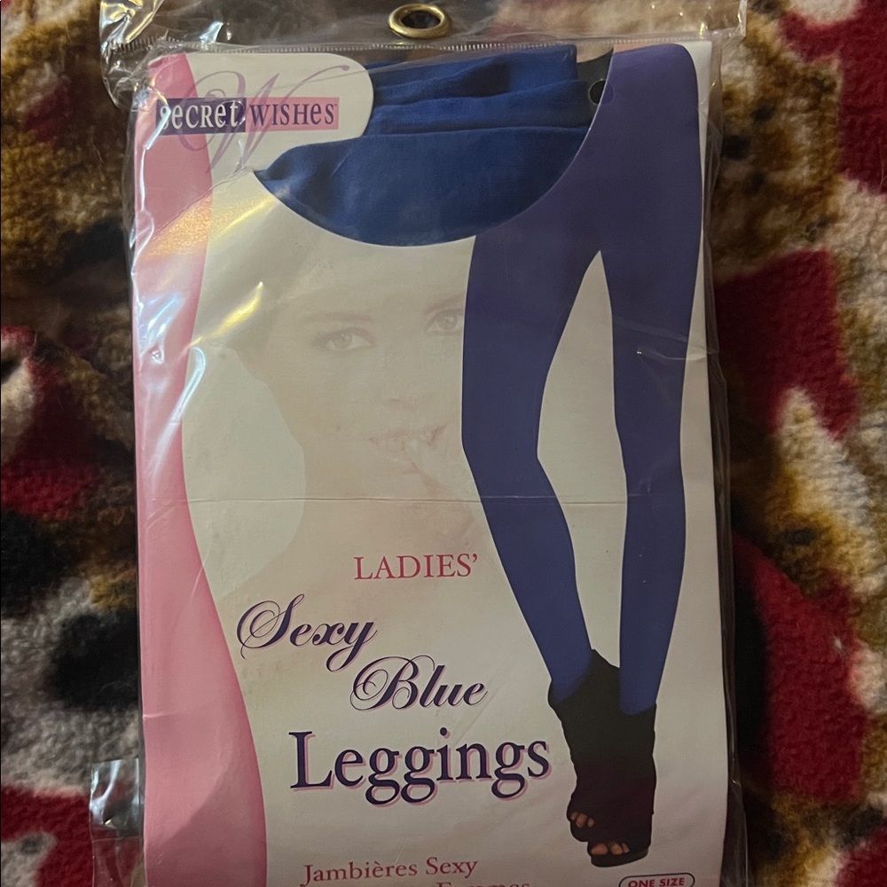 Secret Wishes Sexy Blue Leggings